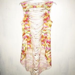 Cut up high low top
